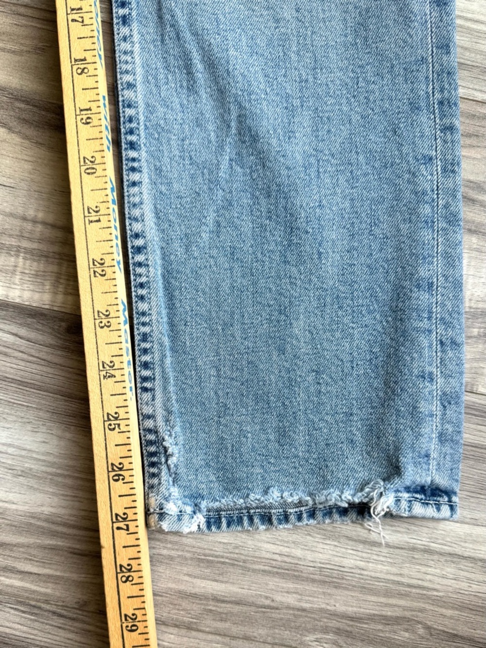 Mother Superior Tomcat Ankle Quite Contrary Wash Distressed Jeans sz 26 - Picture 4 of 11